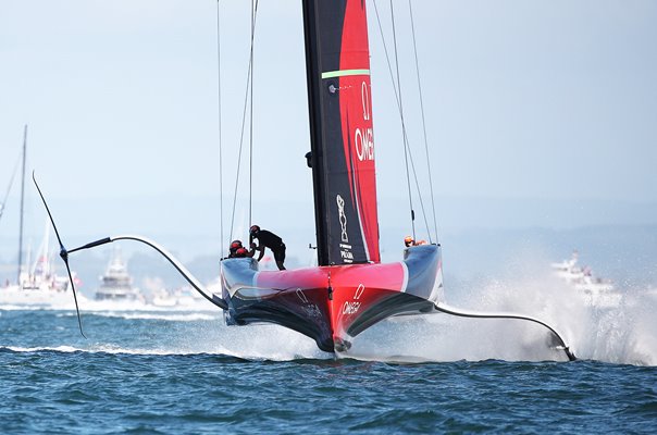 Team New Zealand cross the finish line to win America's Cup Winners 2021