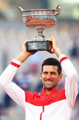 Novak Djokovic Serbia French Open Champion 2021