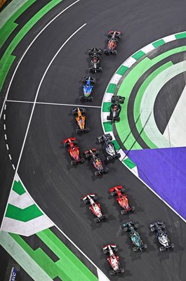 Max Verstappen leads Lewis Hamilton Saudi Arabia 2021