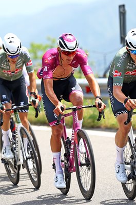 Mathieu Van Der Poel Netherlands Pink Jersey Giro d'Italia 2022 