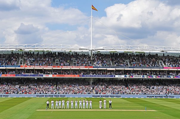 Shane Warne Tribute England v New Zealand Lord's Test 2022