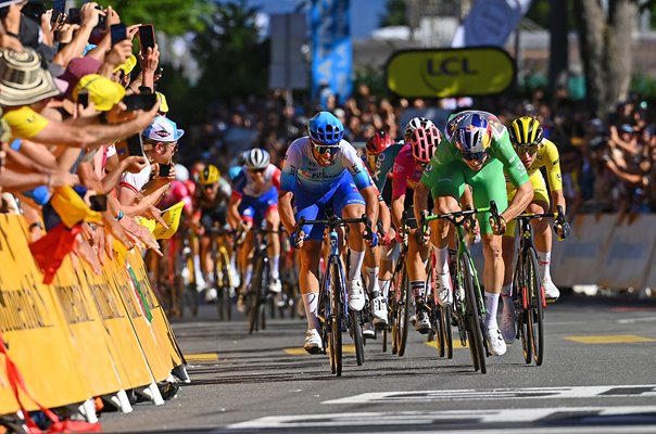 Wout Van Aert Belgium wins Stage 8 Lausanne Tour de France 2022 