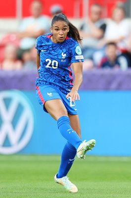 Delphine Cascarino France scores v Italy Women's EURO 2022