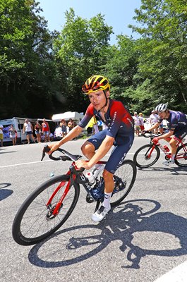 Thomas Pidcock Great Britain climbs Stage 18 Tour de France 2022 