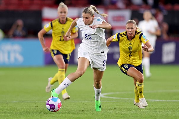 Alessia Russo England v Jonna Andersson Sweden Women's EURO 2022