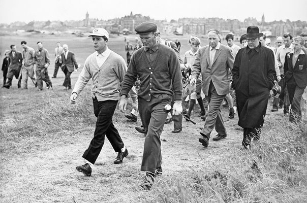 Gary Player South Africa & Arnold Palmer USA Old Course St Andrews 