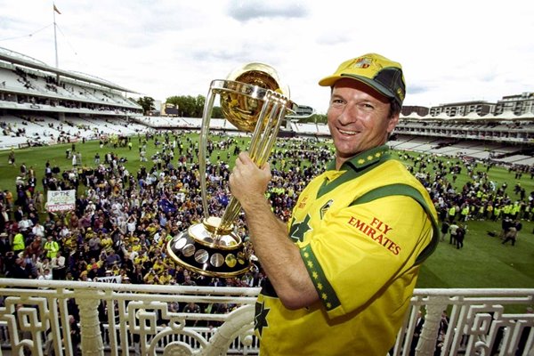 Steve Waugh Australia World Cup Winning Captain Lord's 1999