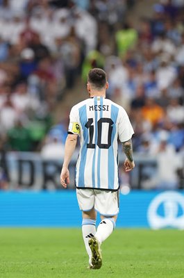Lionel Messi Argentina v Netherlands Quarter Final World Cup 2022