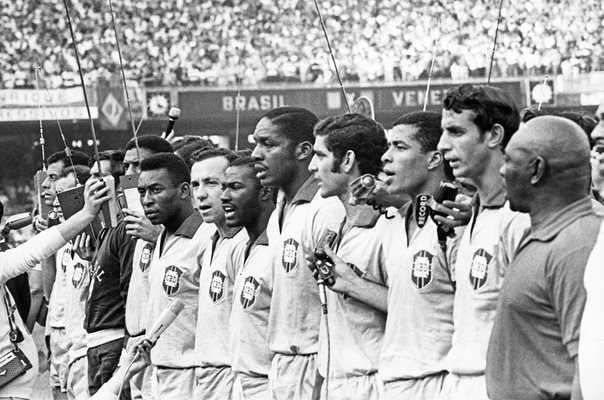 Brazilian Team v Venezuela World Cup Qualifier Maracana Stadium Rio 1969