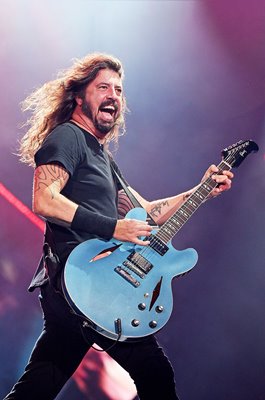 Dave Grohl Foo Fighters on stage Quebec Canada 2018