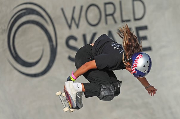 Sky Brown Great Britain Skateboarding World Champion UAE 2023