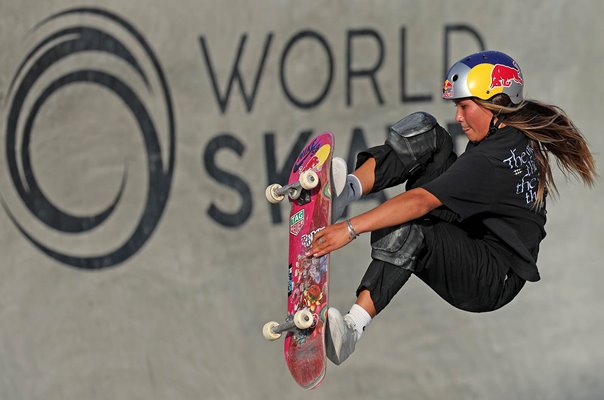Sky Brown Great Britain Skateboarding World Champion Sharjah 2023