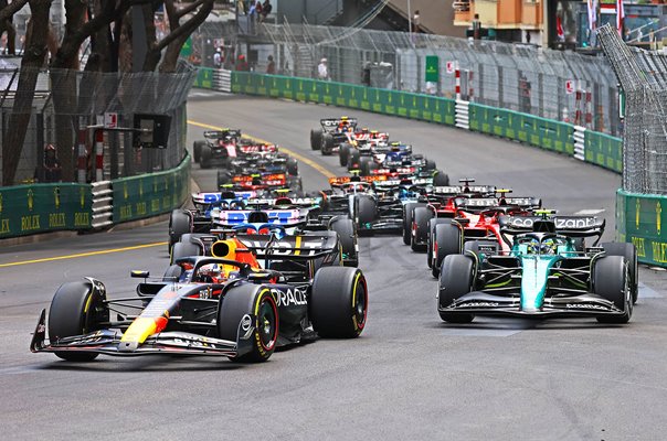 Max Verstappen Red Bull leads Monaco Grand Prix Start 2023