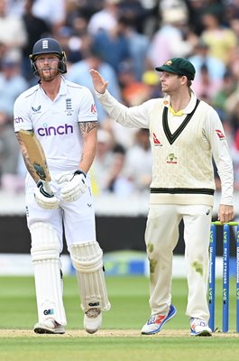 Ben Stokes England consoled by Steven Smith Australia Lord's Ashes 2023