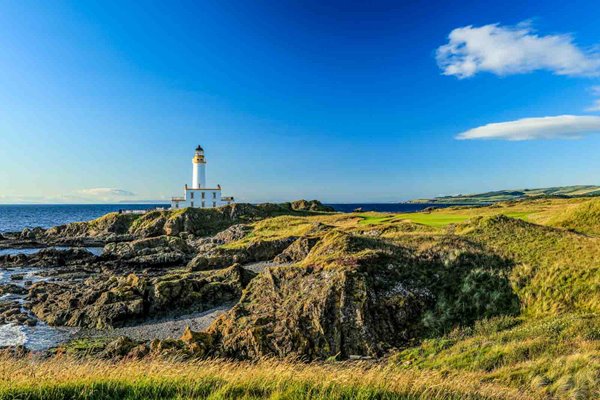 View from 9th tee Ailsa Course Turnberry Resort 2021