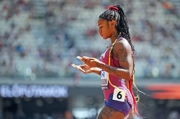 Sha'Carri Richardson USA focuses on 100m success World Athletics Budapest 2023