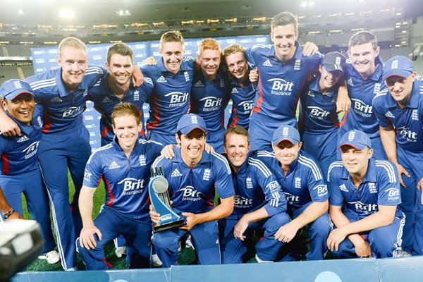 England ODI Series winners v New Zealand 2013