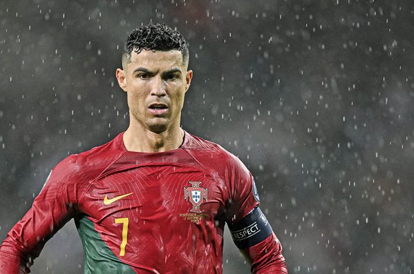 Cristiano Ronaldo Portugal Football superstar v Slovakia 2024 Qualifier Porto 2023