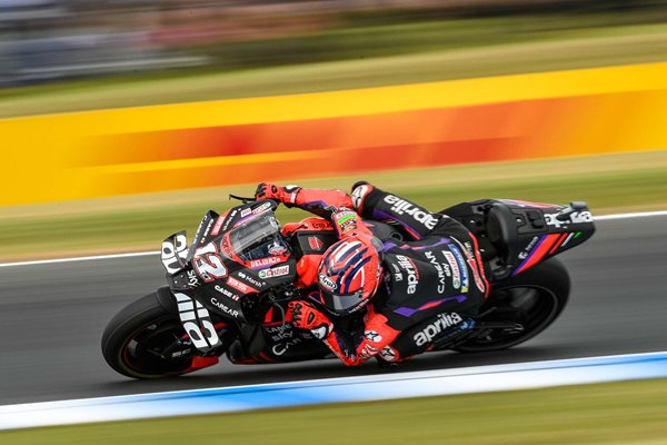 Maverick Vinales Spain riding for Aprilia Racing Australian MotoGP 2023