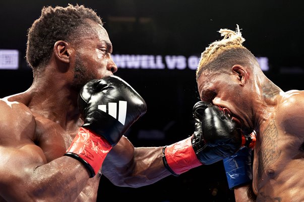 Charles Conwell punches Nathaniel Gallimore Barclays Centre New York 2024
