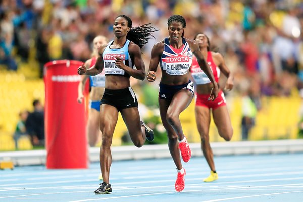 Christine Ohuruogu & Amantle Montsho 400m Moscow 2013