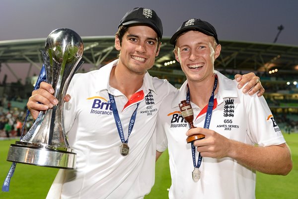 England 2013 Ashes openers Alastair Cook & Joe Root 