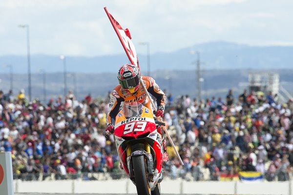Marc Marquez Repsol Honda wins Moto Gp of Spain 2013