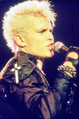 Billy Idol Singing On Stage 1985