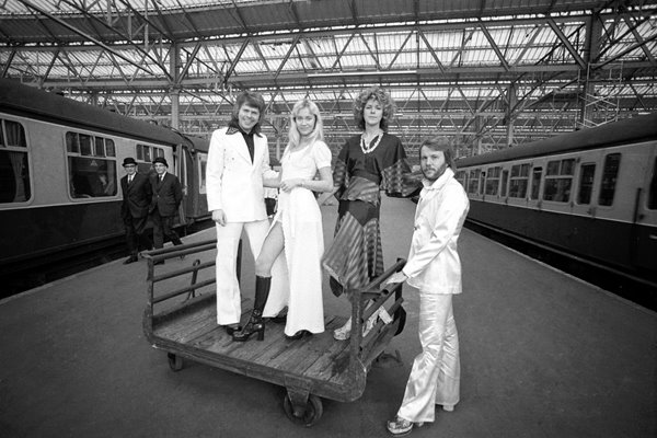 Abba at Waterloo Station 1974