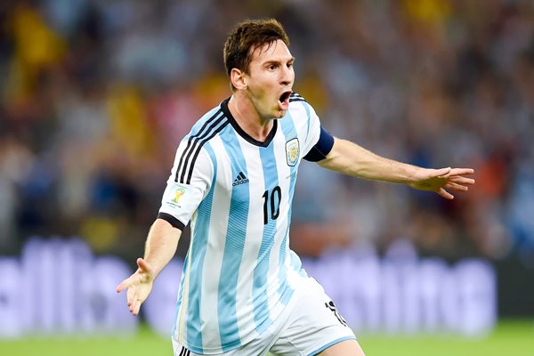 Lionel Messi Argentina scores 2014 World Cup