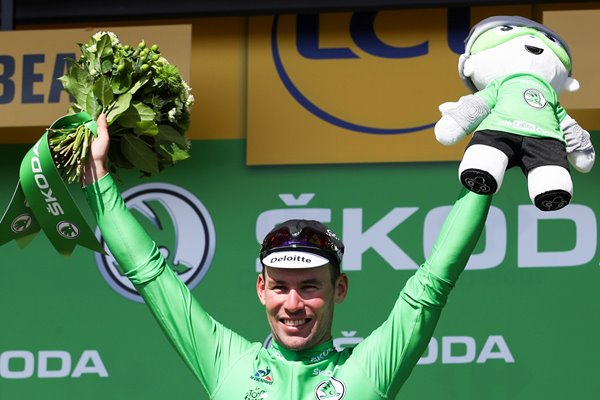 Mark Cavendish Green Jersey Stage 1 Tour 2016