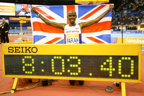 Mo Farah Breaks World Record 2015