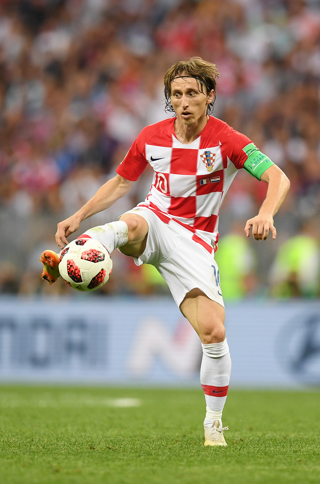 Luka Modric of Croatia Russain World Cup Player of the Tournament
