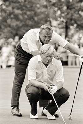 Arnold Palmer and Jack Nicklaus at Ryder Cup 1971
