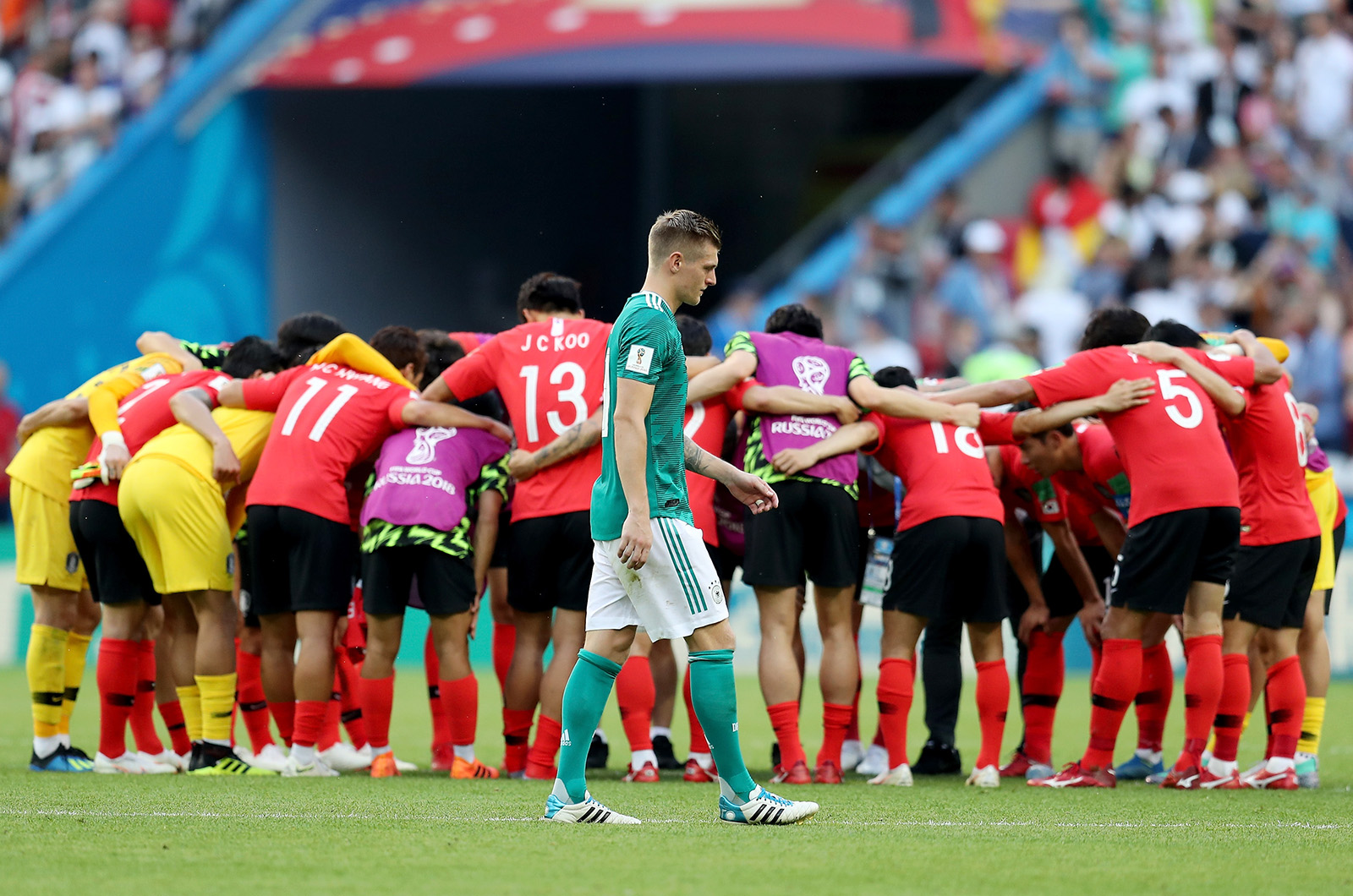 World Cup Team Huddle