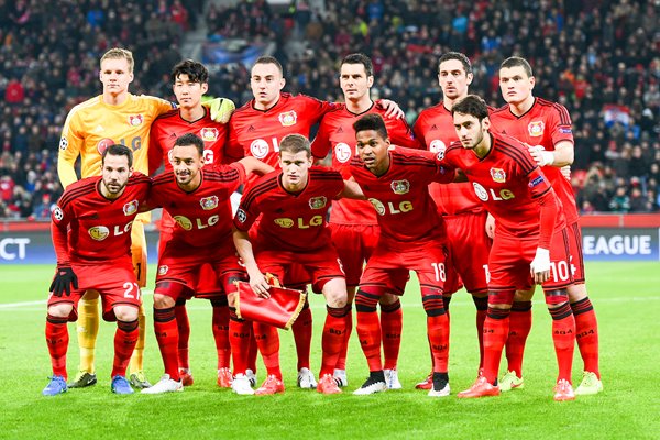 Bayer 04 Leverkusen Team Line Up