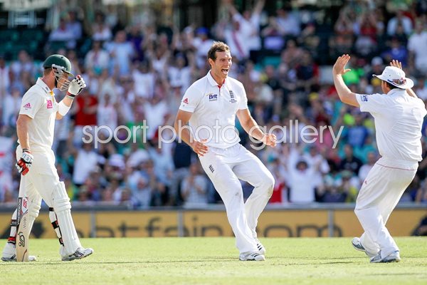 Chris Tremlett celebrates at SCG - 2010 Ashes