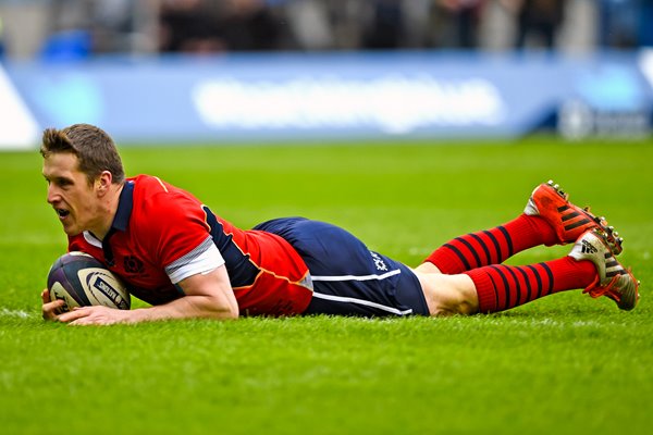 Mark Bennett Scotland v Italy Murrayfield 2015