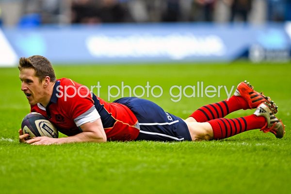 Mark Bennett Scotland v Italy Murrayfield 2015