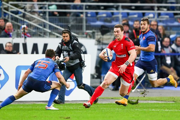 George North Wales v France Paris 2015