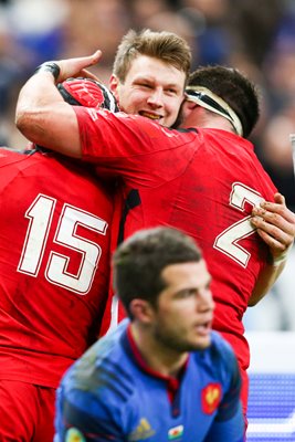 Dan Biggar Wales v France Paris 2015