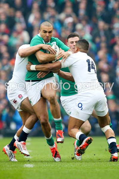 Simon Zebo Ireland v England Dublin 2015