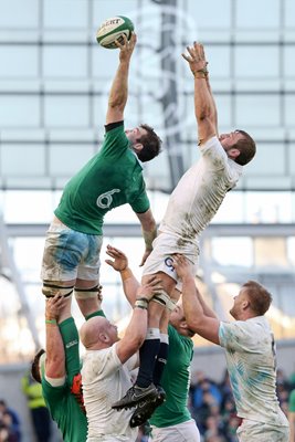 Peter O'Mahoney Ireland v England 2015 Six Nations