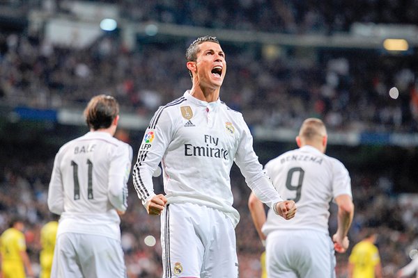 Cristiano Ronaldo Real Madrid celebrates goal