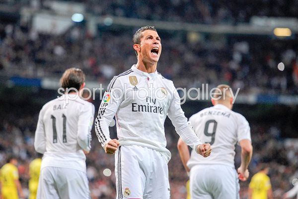 Cristiano Ronaldo Real Madrid celebrates goal