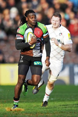 Paul Sackey Harlequins v Leicester Tigers