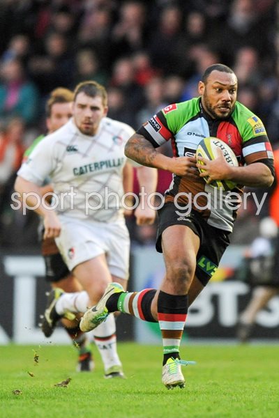 Jordan Turner-Hall Harlequins v Leicester Tigers