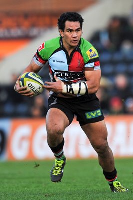 Maurie Fa'asavalu Harlequins v Leicester Tigers