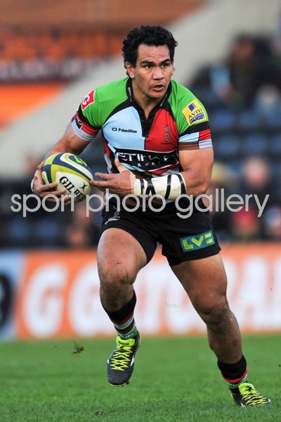 Maurie Fa'asavalu Harlequins v Leicester Tigers
