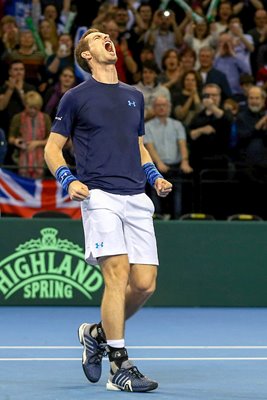 Andy Murray GB v USA Davis Cup 2015